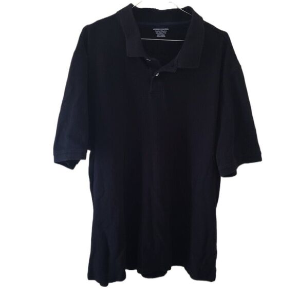 Amazon Essentials Men's  Black Polo - Picture 1 of 3